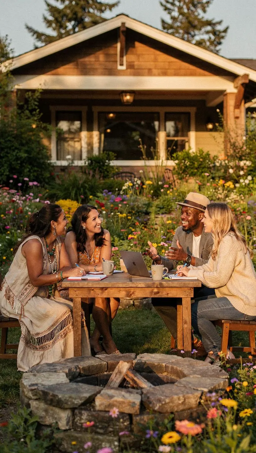 Profesjonalna sesja zdjęciowa na tle charakterystycznych amerykańskich zabytków, łącząca kreatywność z podróżą.