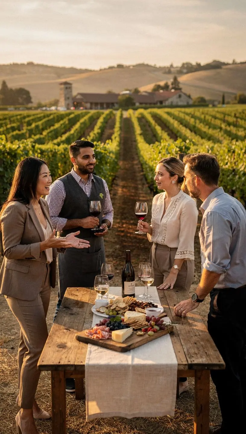 Grupa uczestników warsztatów personal brandingu podczas interaktywnej prezentacji w nowoczesnym studio w USA.